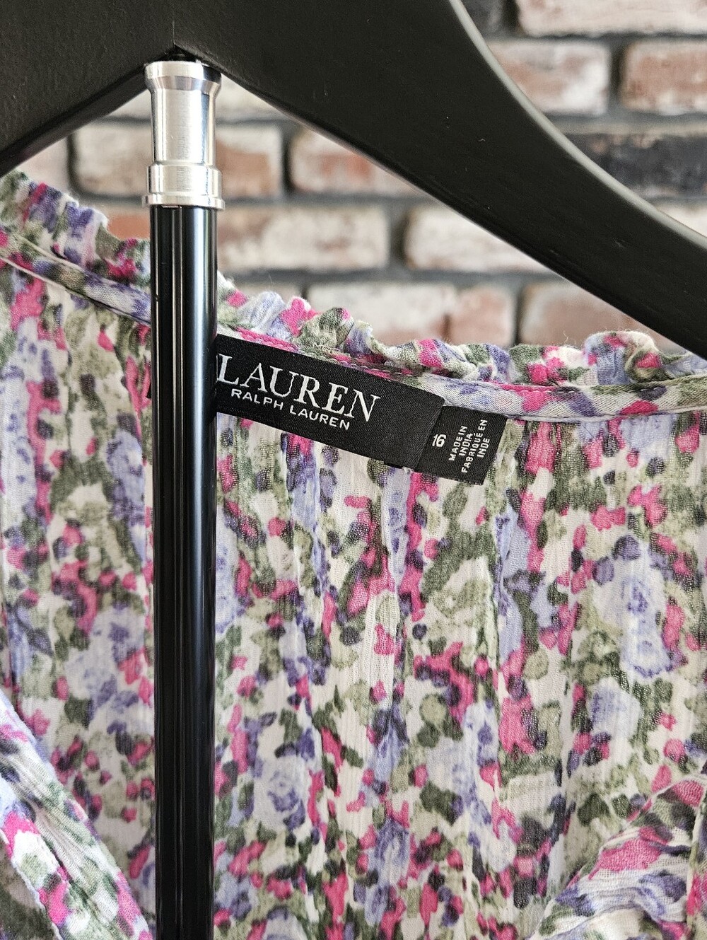 Ralph Lauren Floral Tiered Cotton Dress - Picture 4 of 9